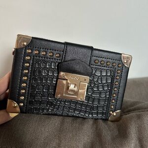 Aldo black clutch